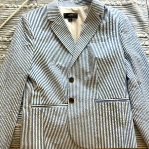 Stripped schoolboy blazer from J Crew Factory
